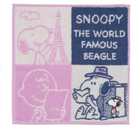 日本SNOOPY方巾25x25 (非日本製)