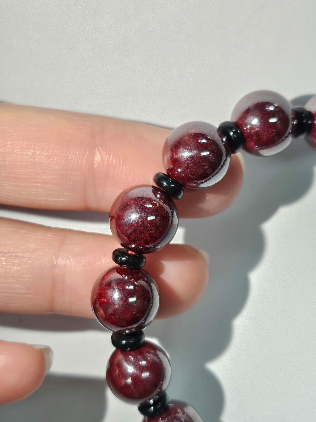 🔮能量水晶🔮辰砂手串10＋（H1 CR359）