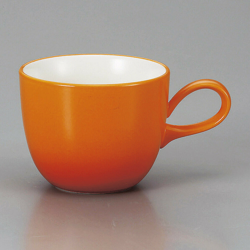 日本美濃燒COLORE瓦杯(橙) (日本製)