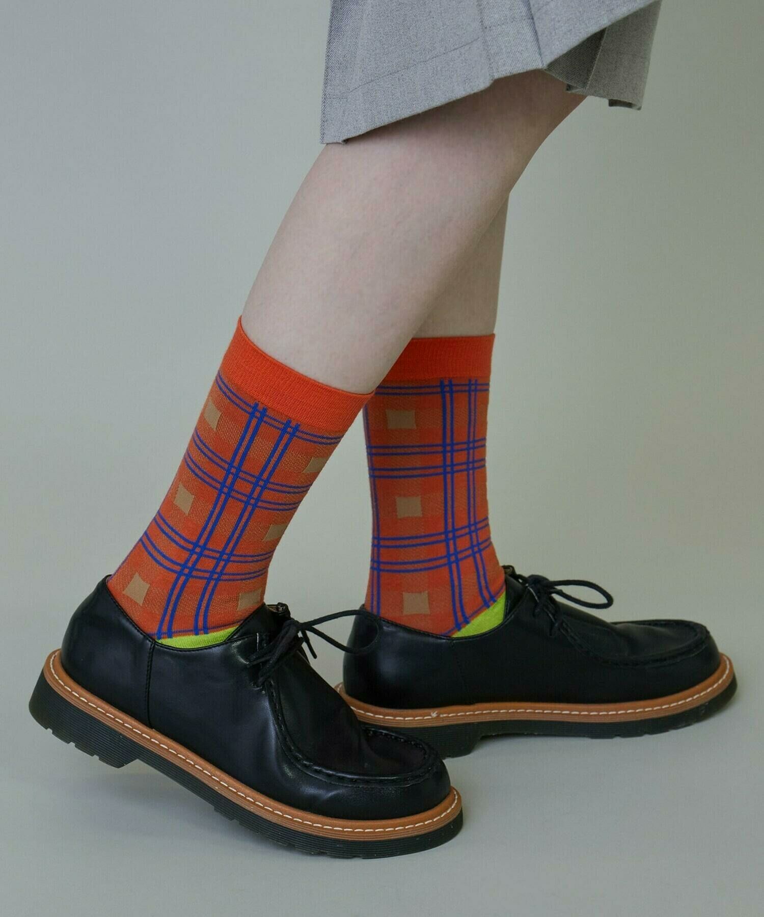 Pre Order - Frapbois Half Check Socks