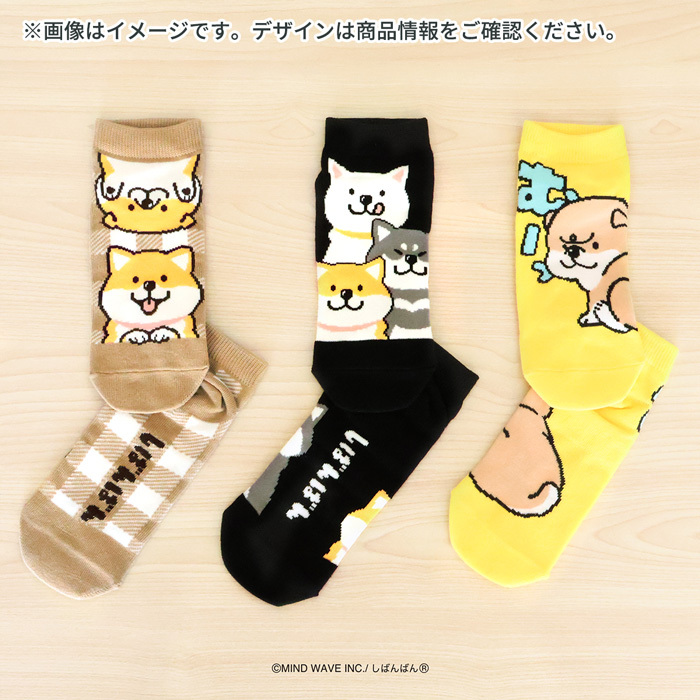 柴犬 可愛短襪（3款)｜日本MIND WAVE