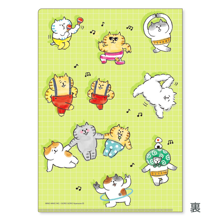 喵之助 A4 資料夾 L夾｜日本MIND WAVE