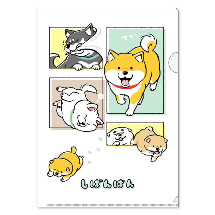 柴犬 A4 資料夾 L夾｜日本MIND WAVE