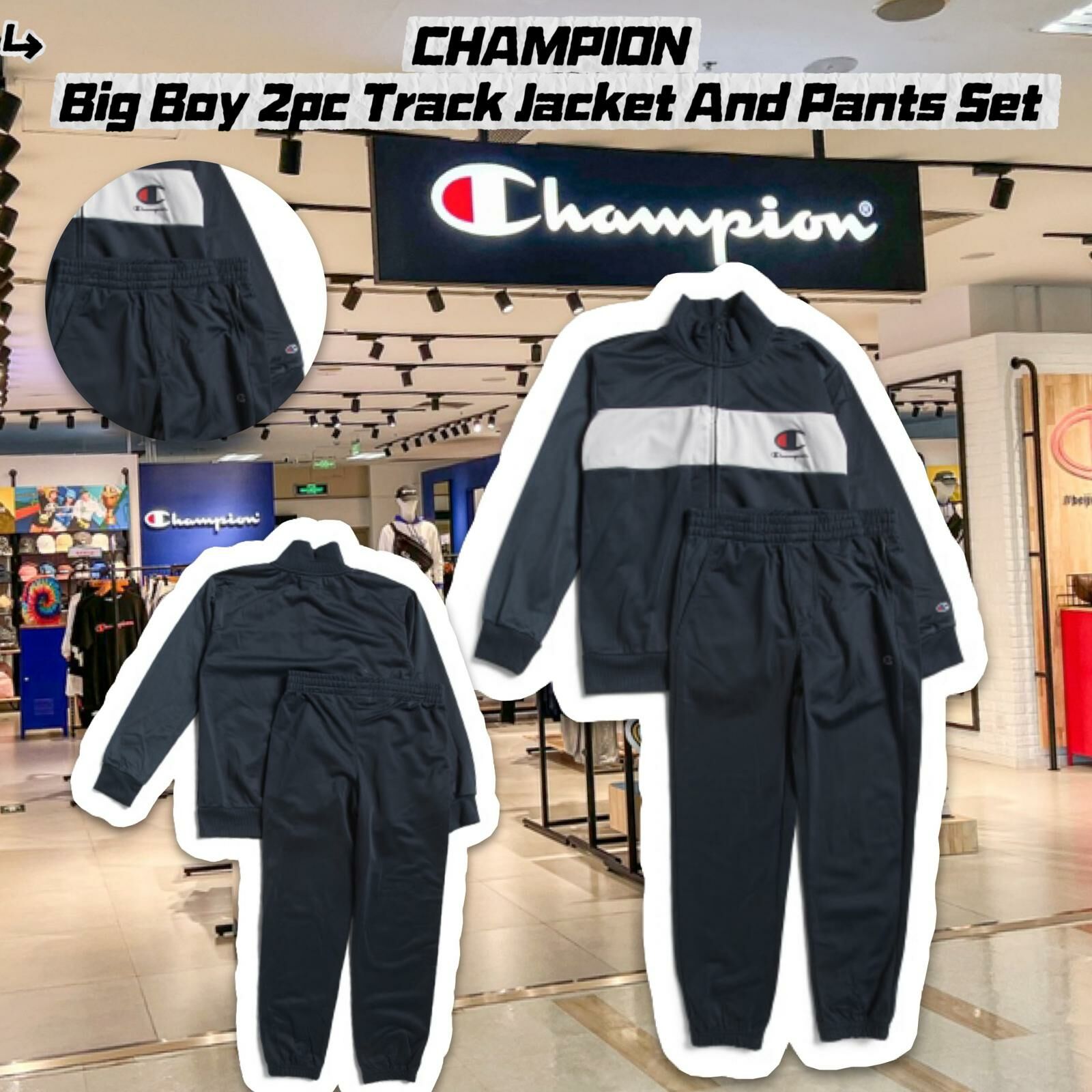 【預購】 CHAMPION Track G011321 大童運動套裝