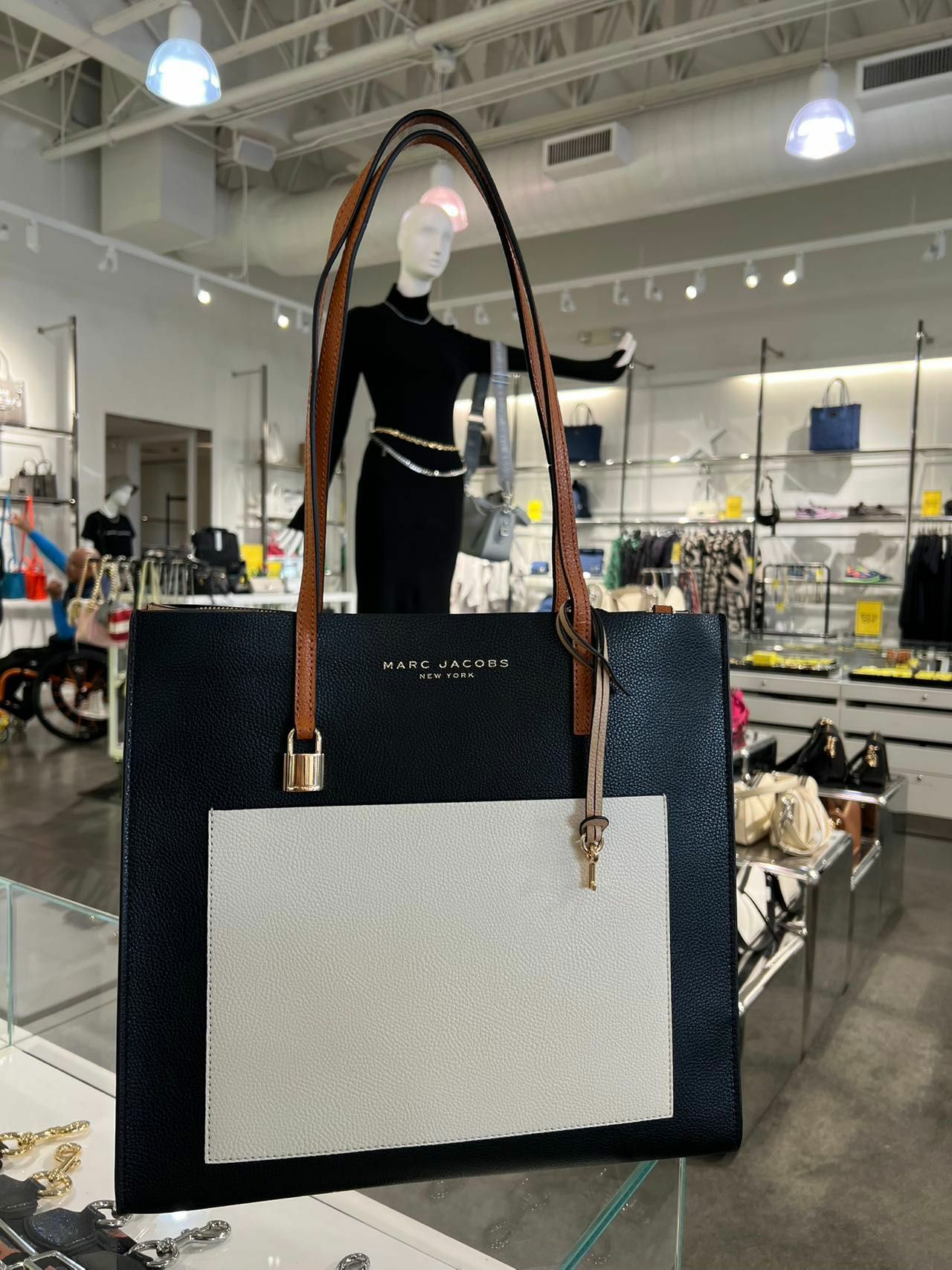 【預購】Marc Jacobs G011357 拼色Tote Bag