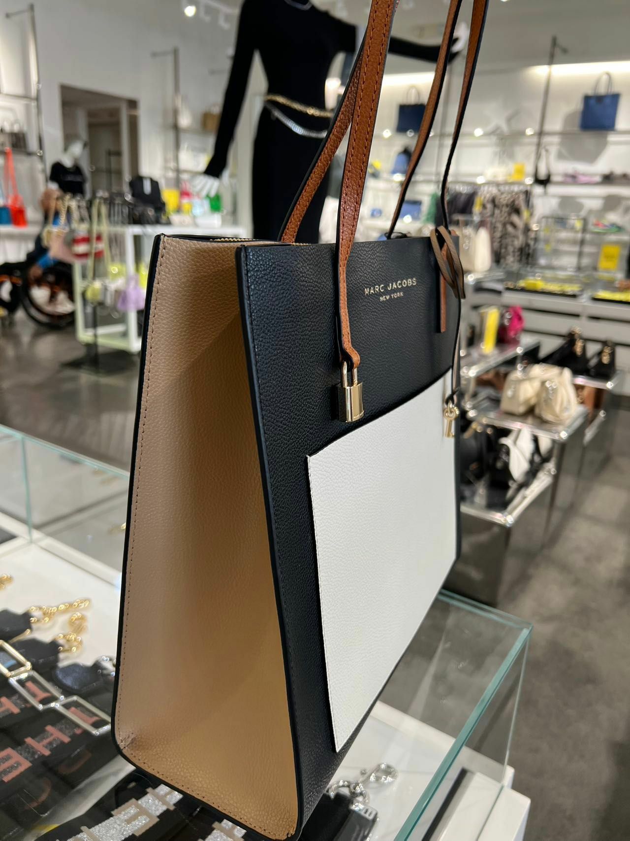 【預購】Marc Jacobs G011357 拼色Tote Bag