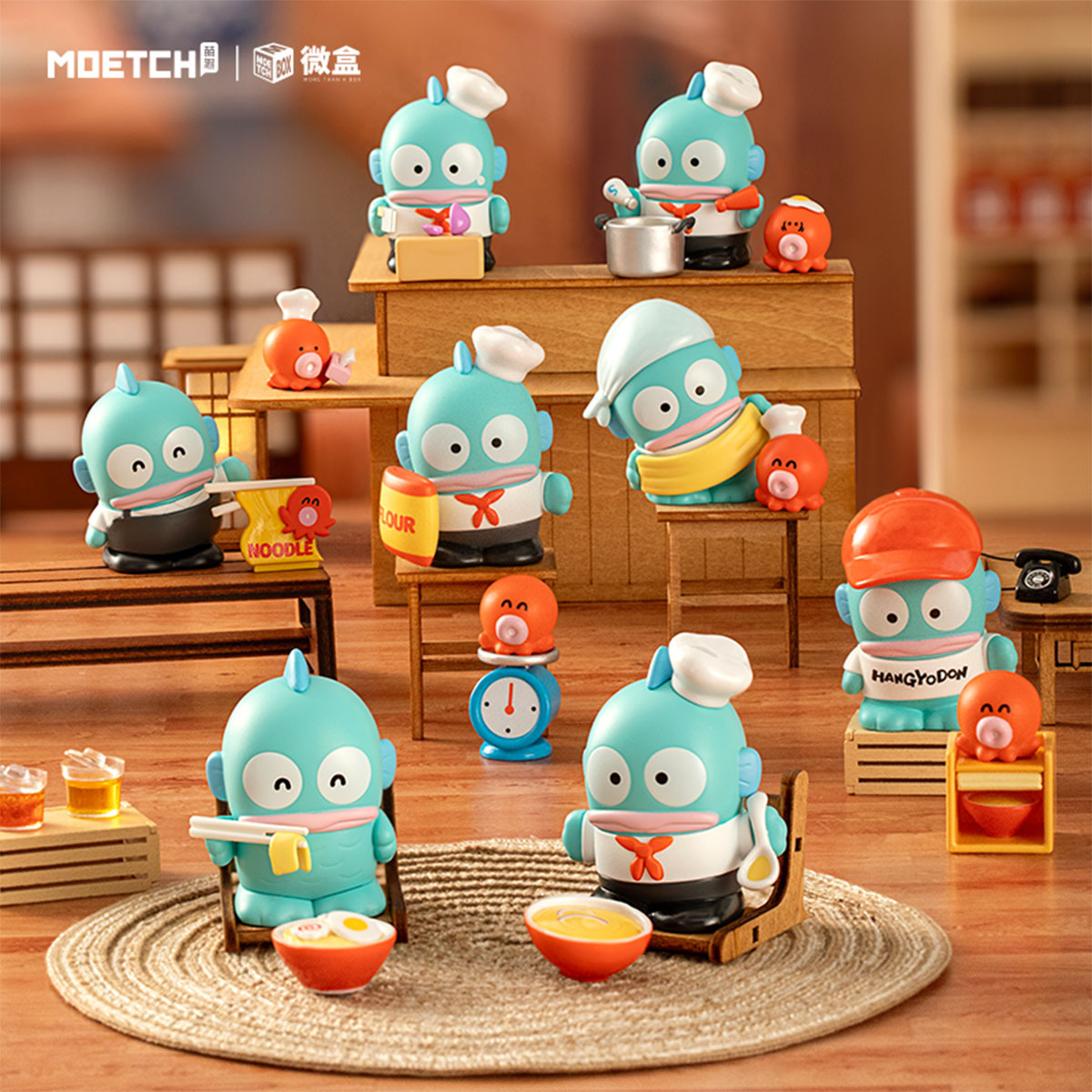 77258)Hangyodon風味拉面系列微盒Pro