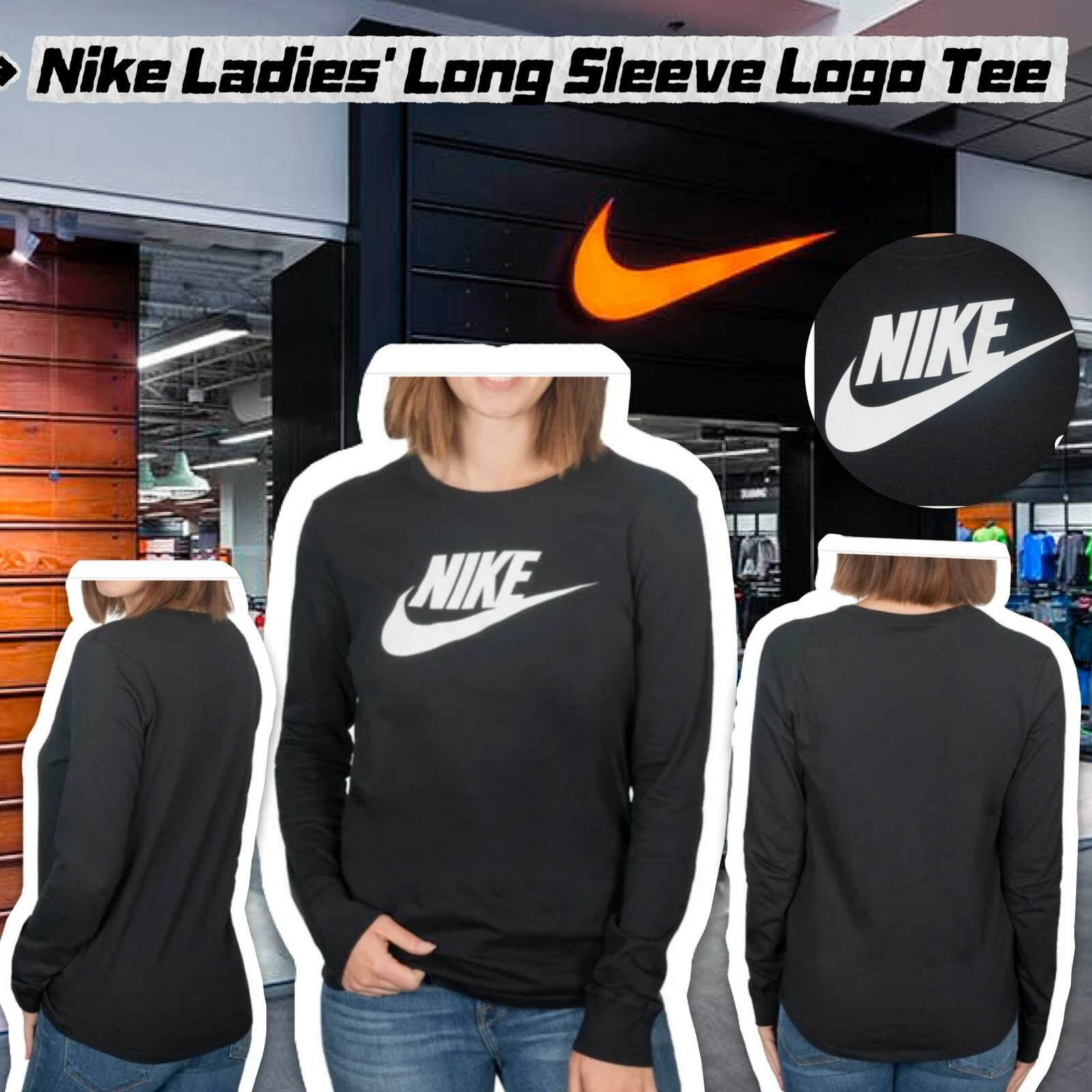 【預購】Nike G011332 女裝長袖tee