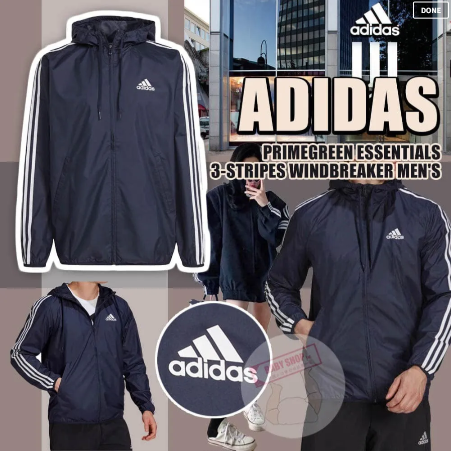 【預購】adidas Essentials G011316 男裝拉鏈外套