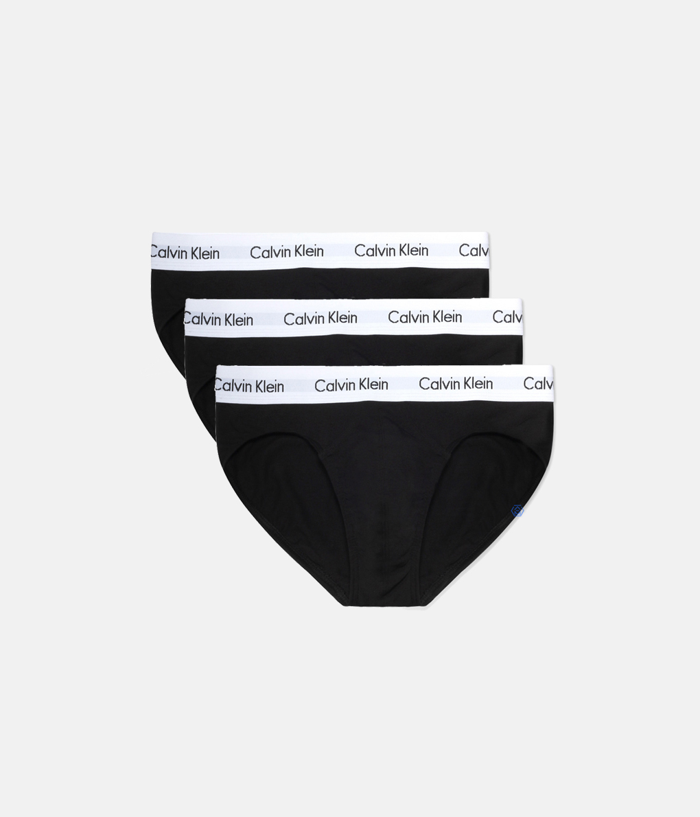 Calvin Klein Cotton Strecth Hip Brief 男性三角褲 (NB4388/U2661) (三入組)