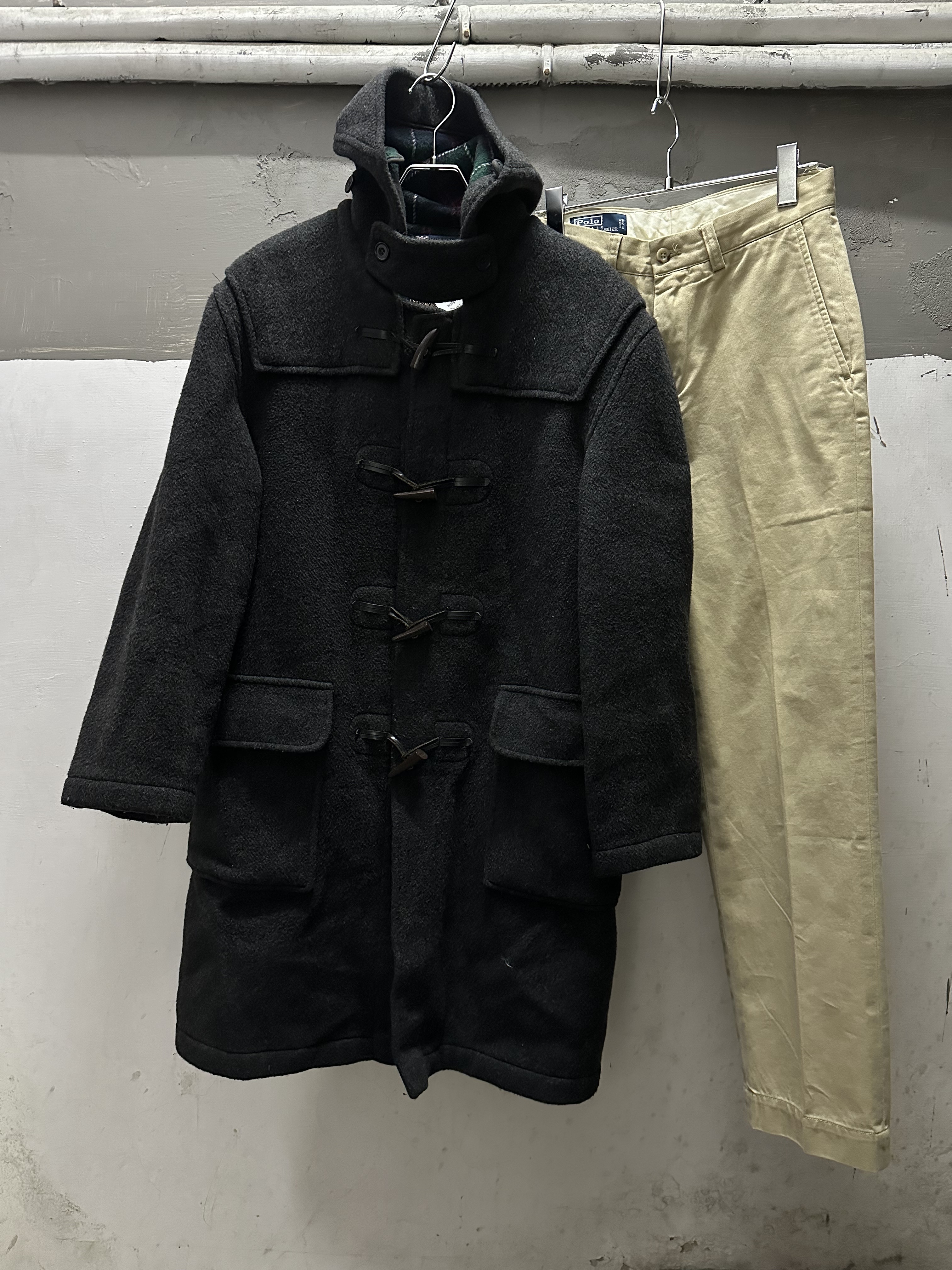 GROVERALL Wool Duffle Coat Made in England