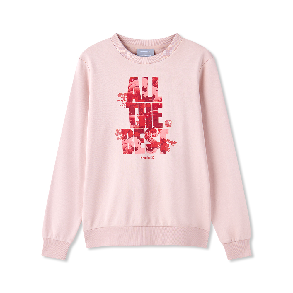 女裝長袖印花上衣