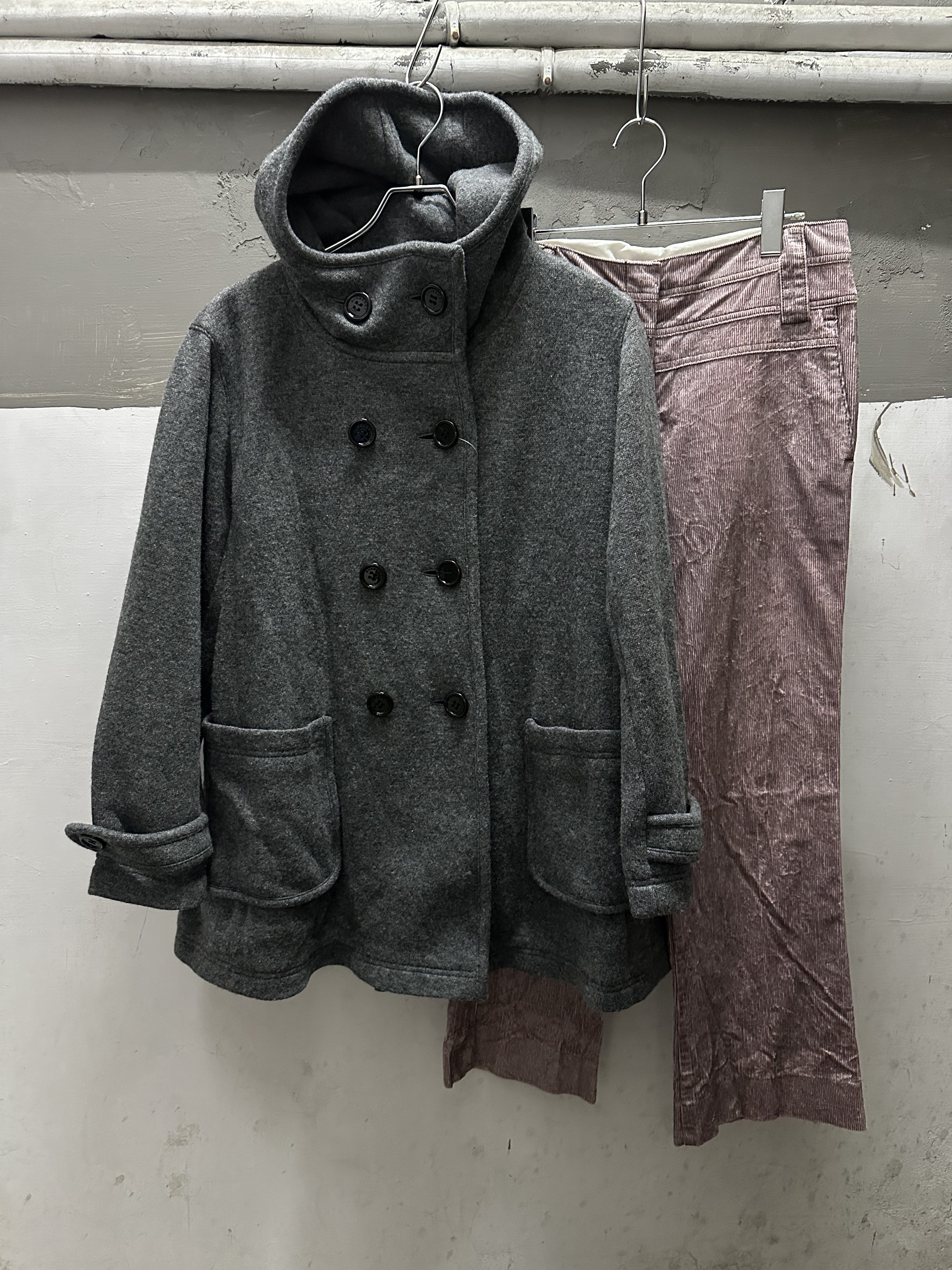 BURBERRY LONDON Wool Knit Coat