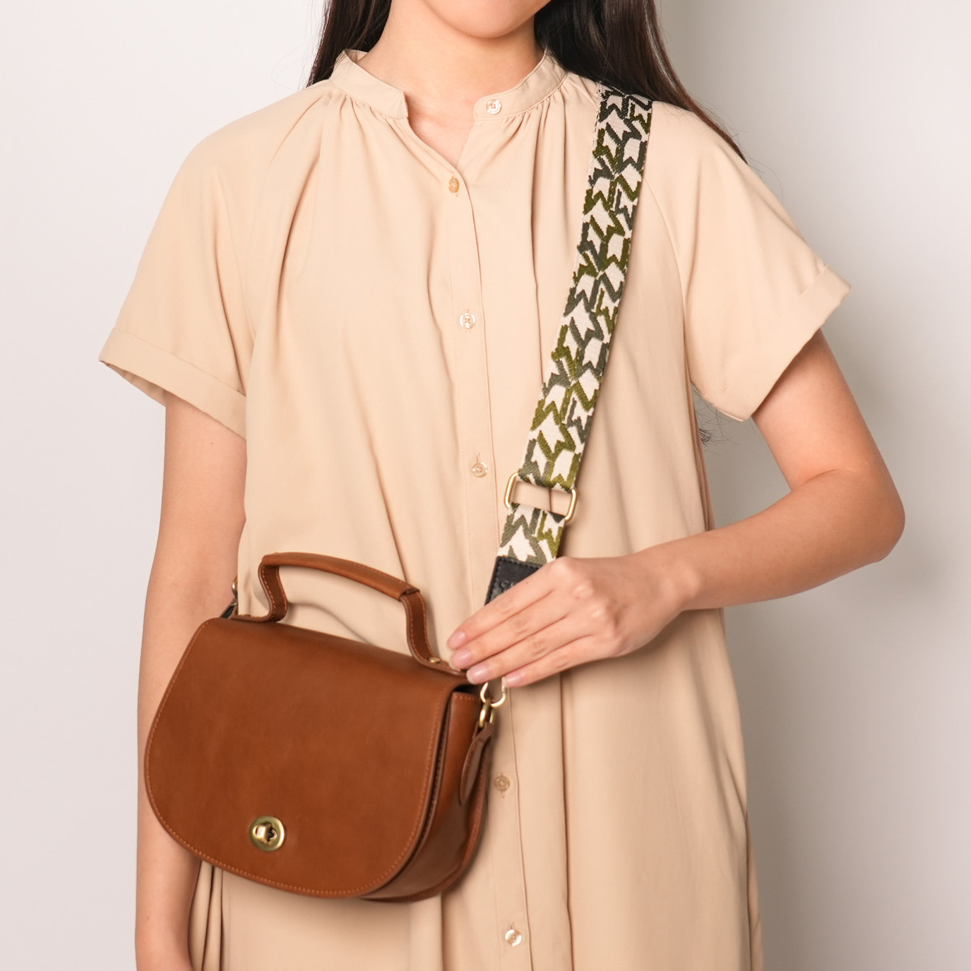 M字繁星可拆式帆布背帶-三色(239012背帶)