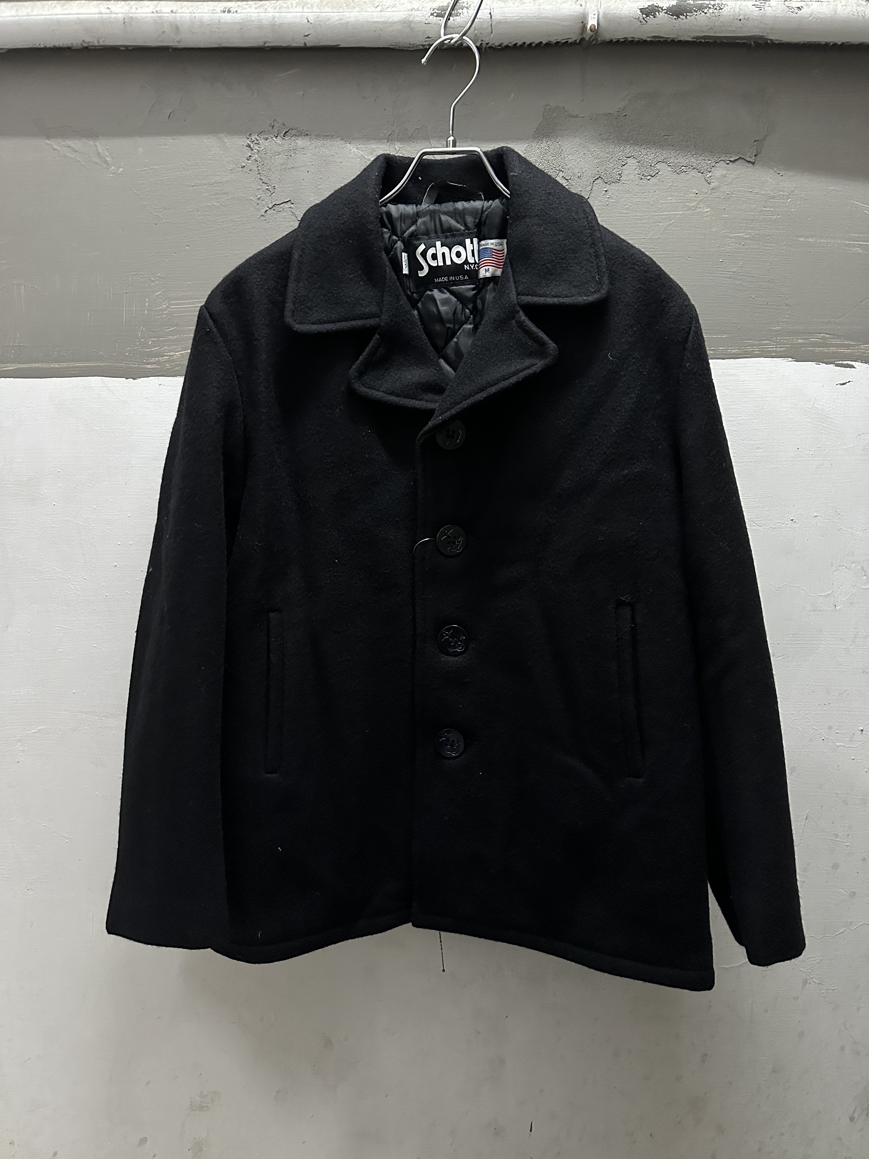 90‘s Schott Wool Single Coat Made in USA