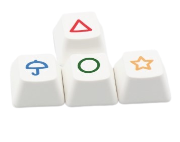 AG-魷魚主題Keycaps