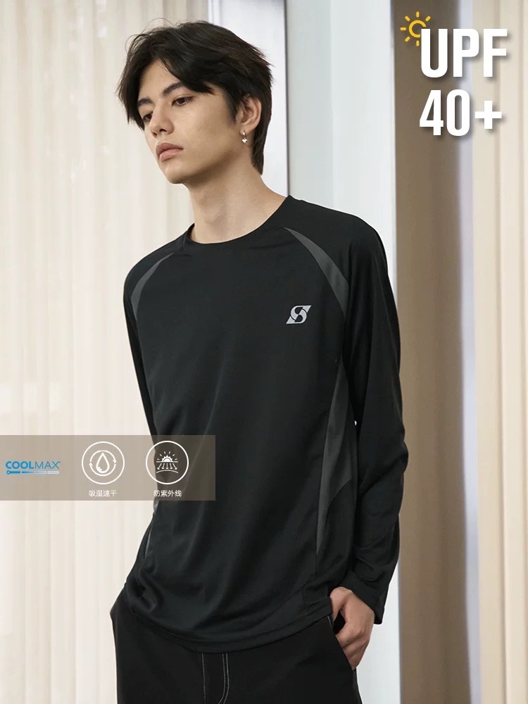 ENshadower隱蔽者 復古運動風COOLMAX吸濕速乾長袖