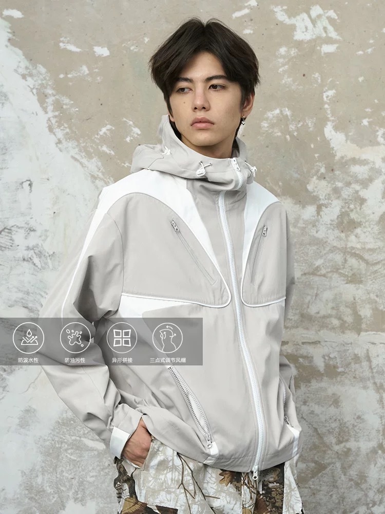 ENshadower隱蔽者 機能異形結構短寬三防衝鋒夾克