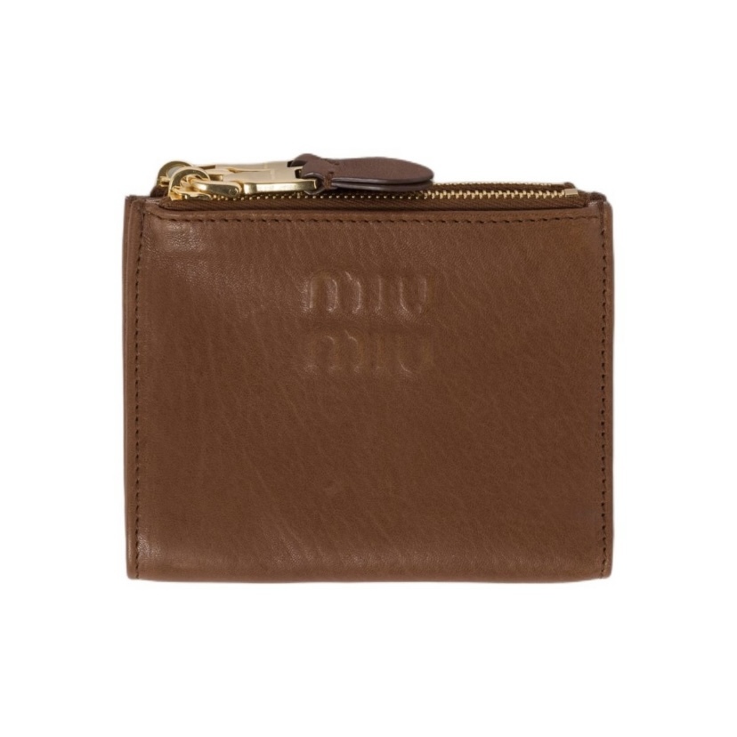 MIU MIU 小型納帕皮革銀包