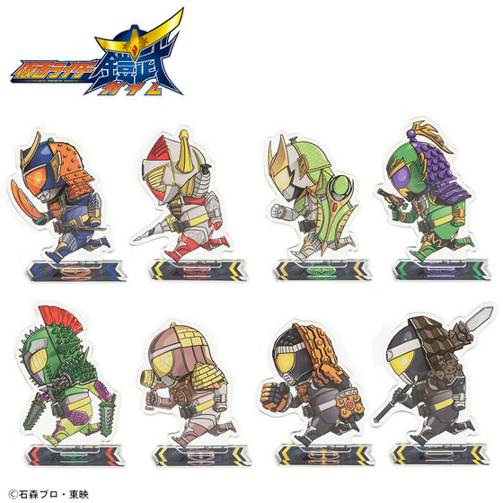 233741 Pbandai 預訂 2025/9月 仮面ライダー鎧武　走るデフォルメシリーズ　アクリルスタンド（全8種）