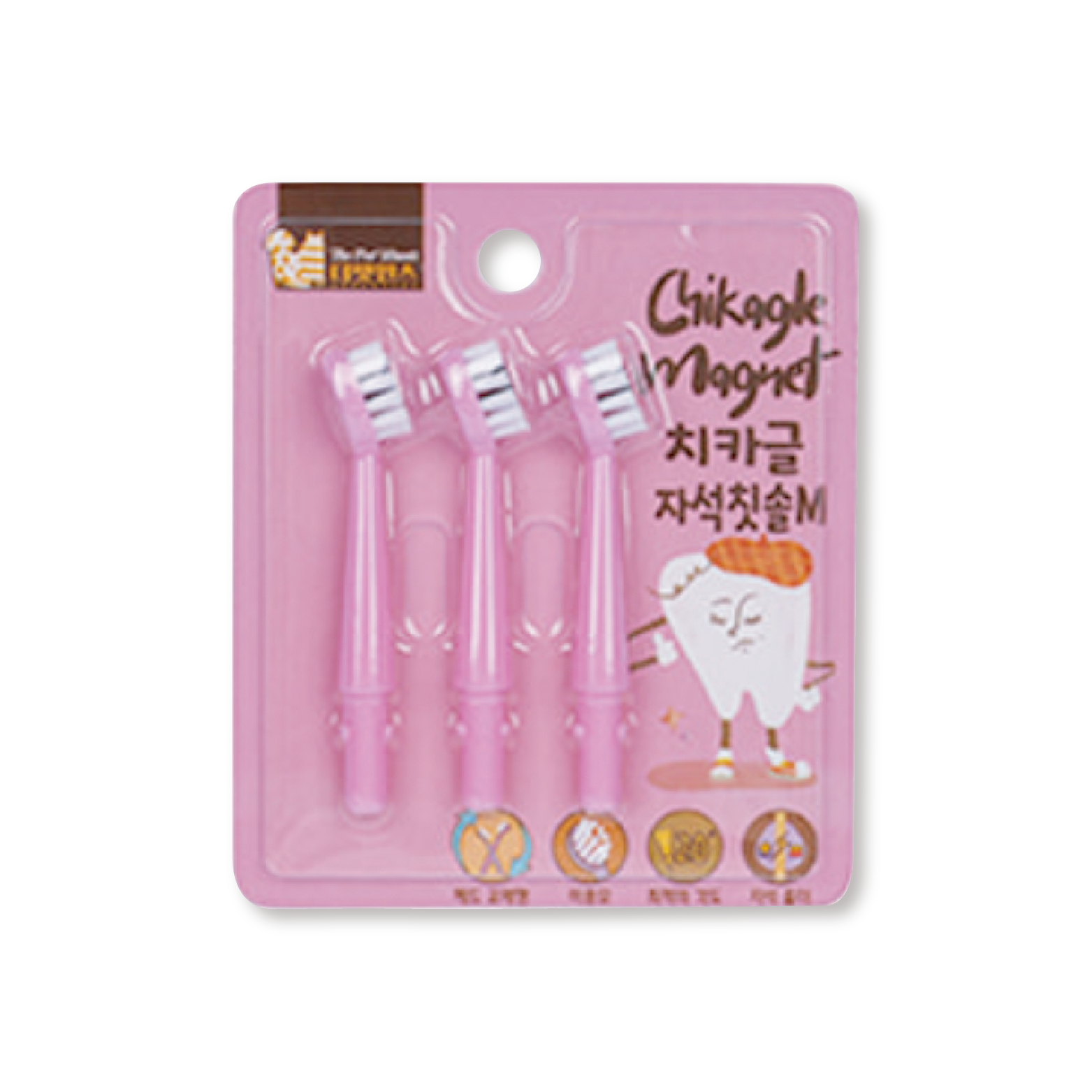 韓國The Pet Wants 寵物牙擦 3支補充裝 (M)彩色 (TPW-0235)