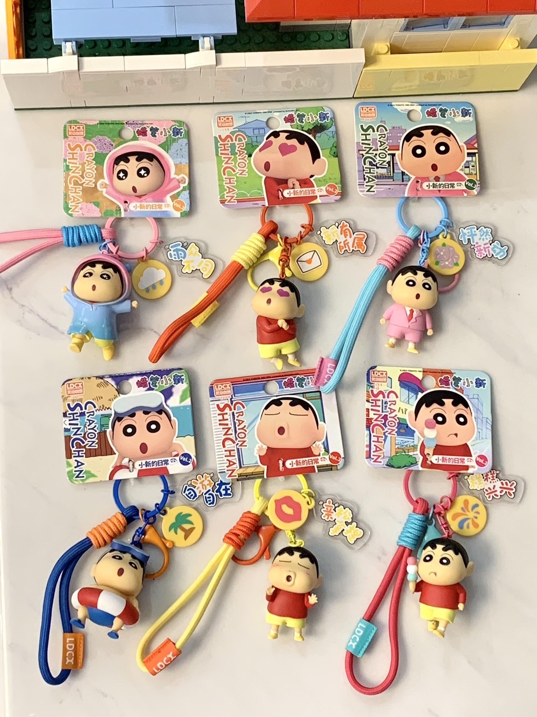 蠟筆小新 正版授權 小新的日常Vol.2 小新吊飾 鑰匙圈 公仔 6款(任買兩件711免運)/預購