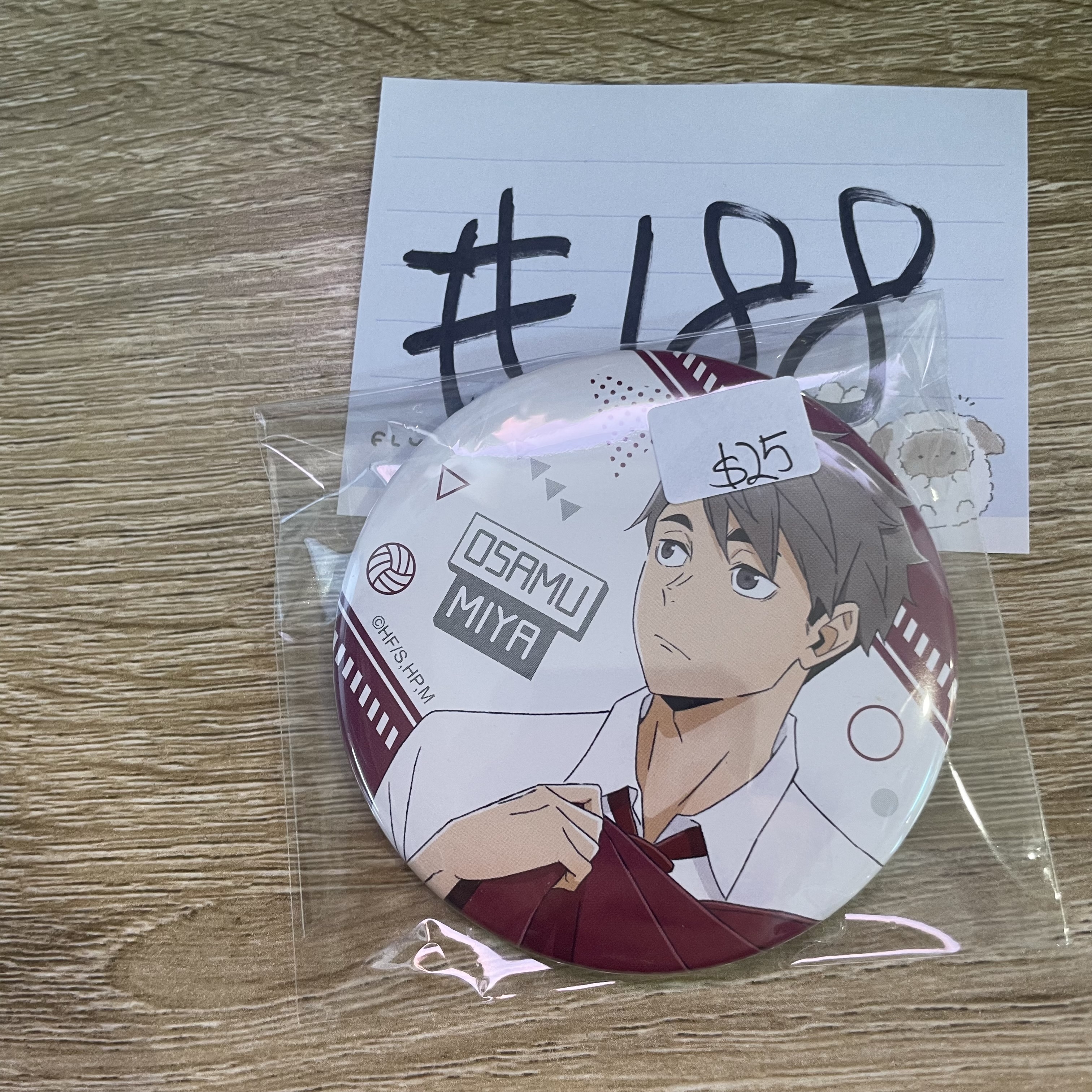 排球少年 宮治 襟章#188