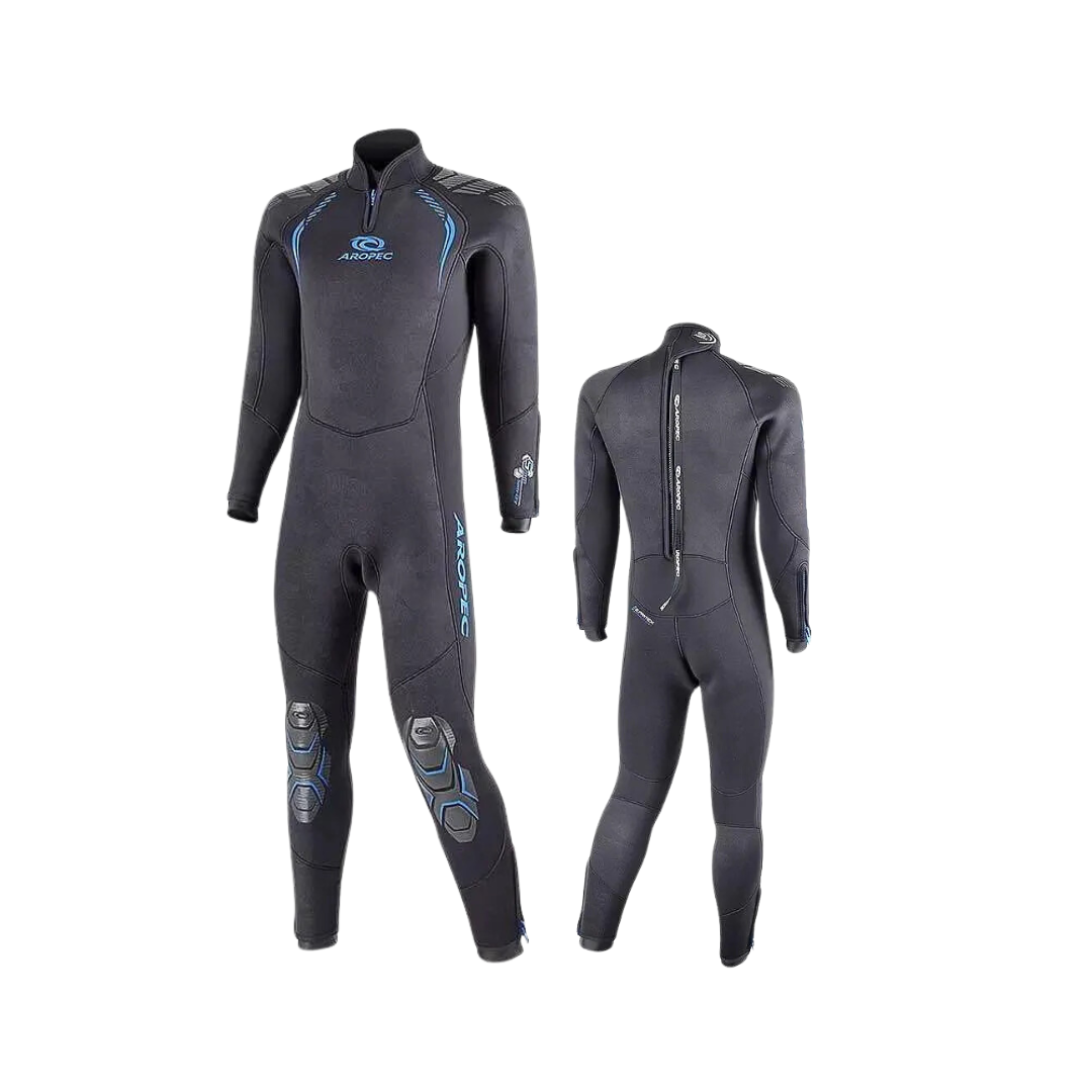 AROPEC 5mm 男款 連身防寒衣 長袖長褲防寒衣