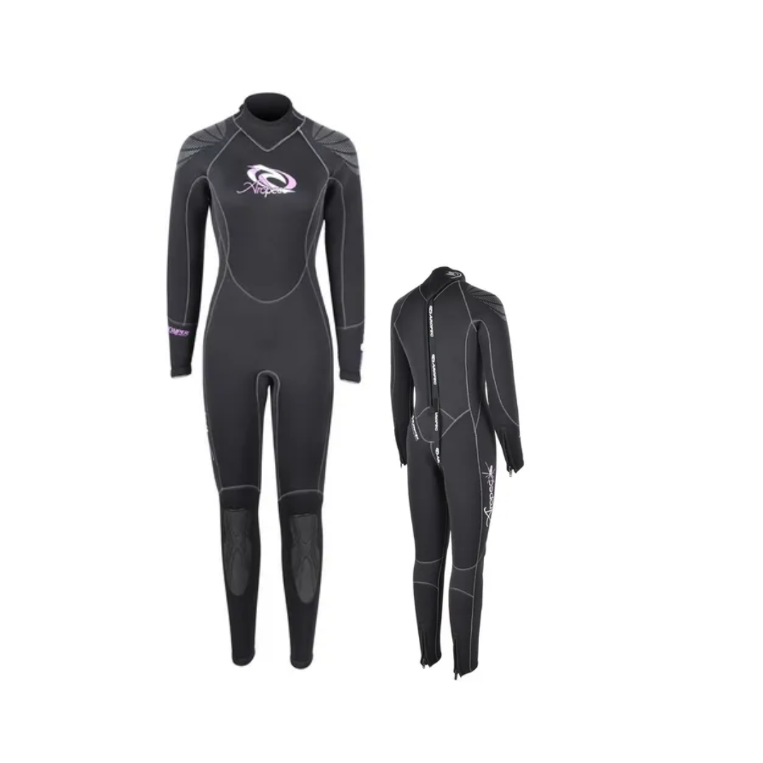 AROPEC 5mm 女款 連身防寒衣 長袖長褲防寒衣