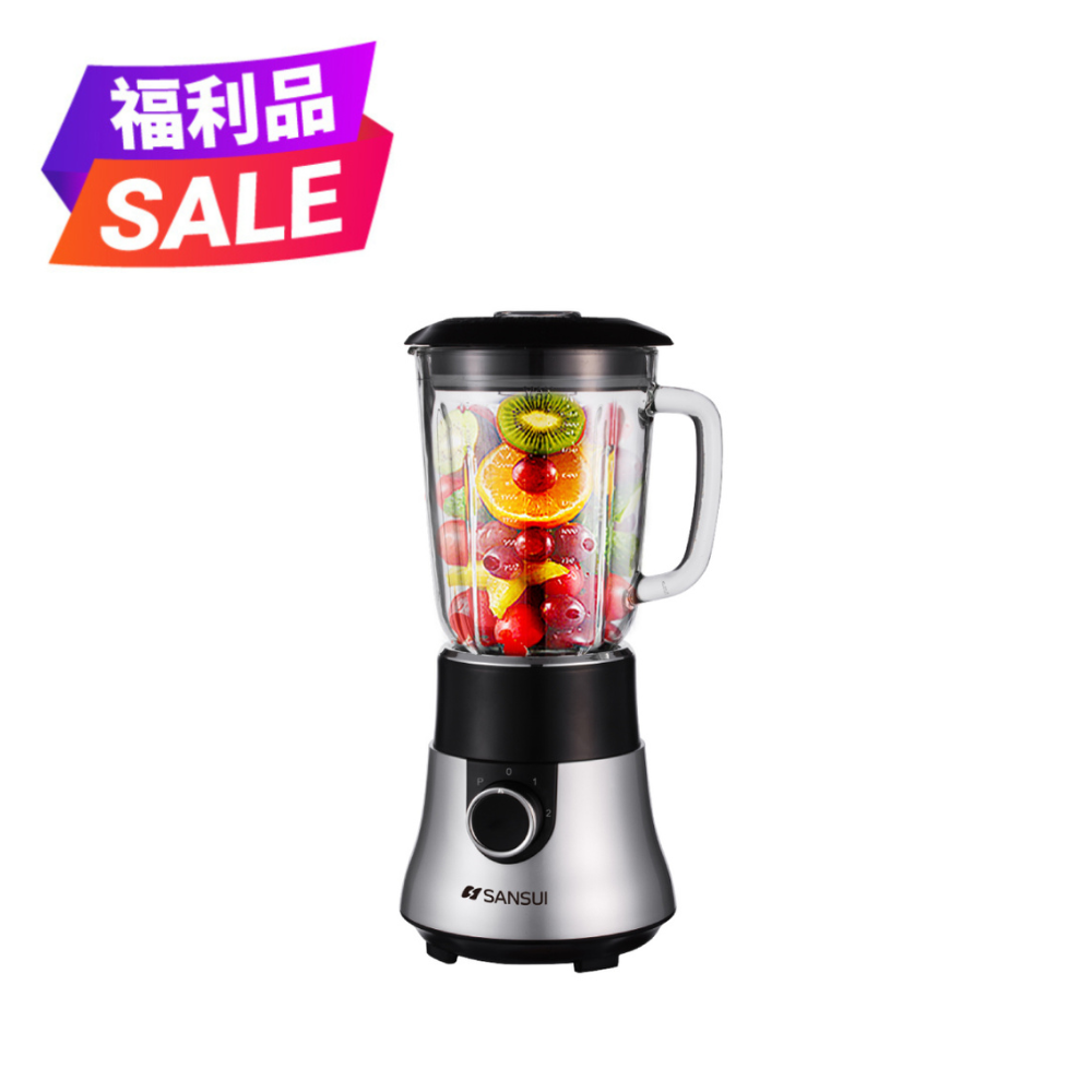 【SANSUI山水】1.5L活氧冰沙果汁機 SJ-1508(福利品)