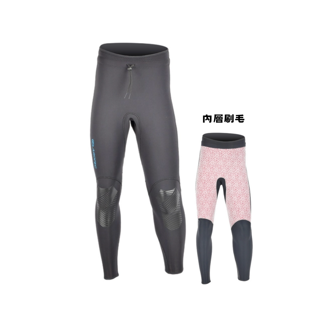 AROPEC 男款 3mm 內刷毛 防寒下褲