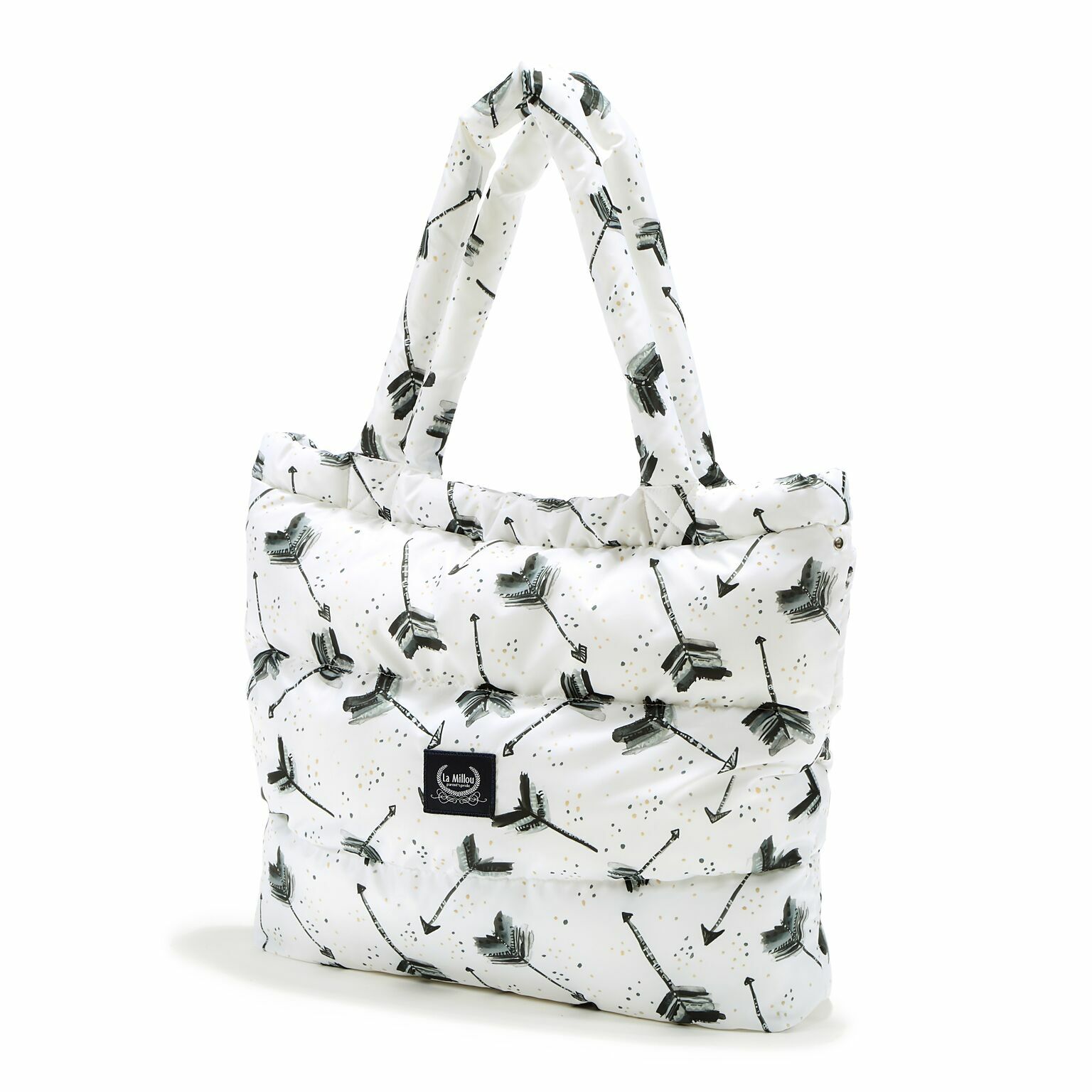 La Millou波蘭 Aspen防水空氣時尚媽媽購物包｜丘比特之箭(皇家)-outlet專屬