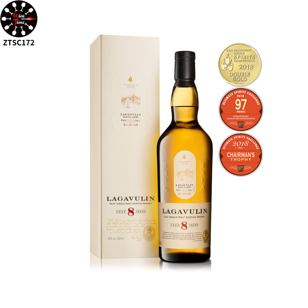 Lagavulin 8 Years Old Single Malt Scotch Whisky 禮盒裝