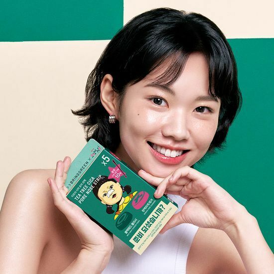 BRING GREEN 茶樹積雪草毛孔清潔鼻貼