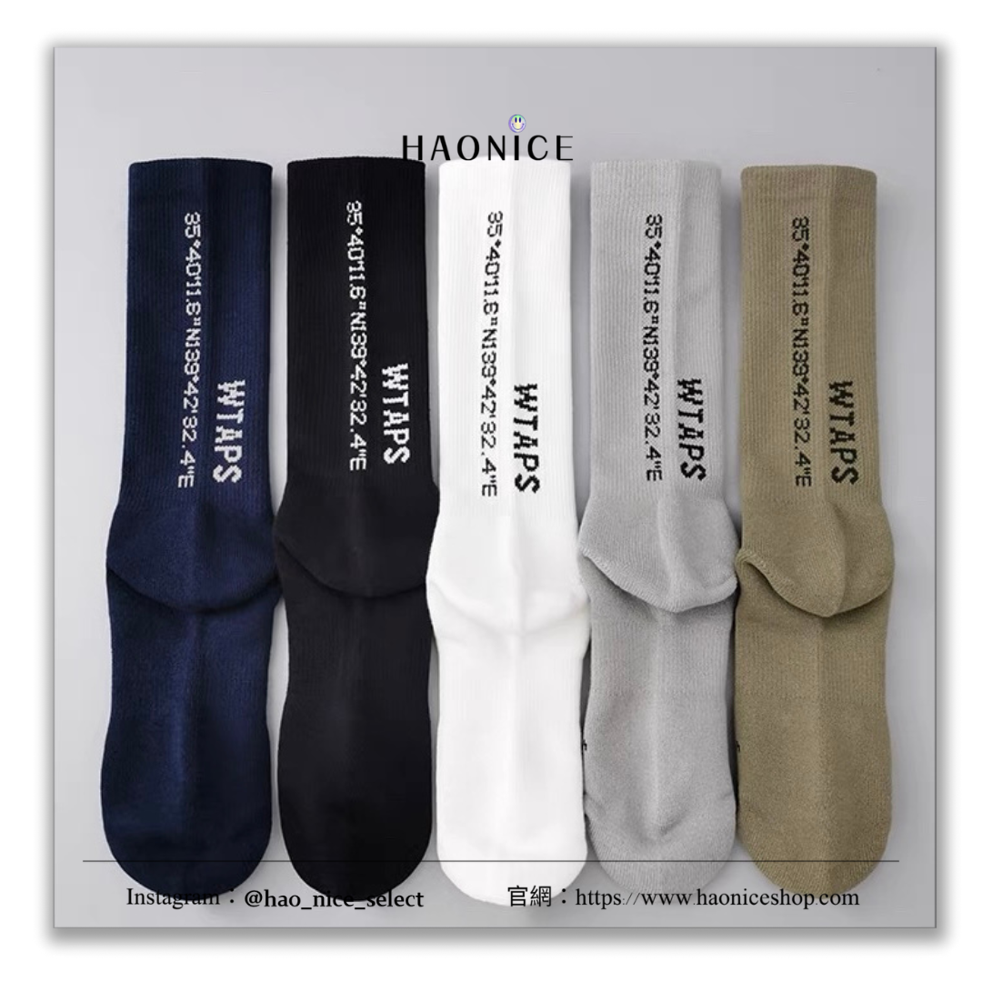【HAO NICE 】日本🇯🇵潮流 WTAPS 日版 MMO 毛巾底高筒棉襪 工裝風穿搭必備款🔥