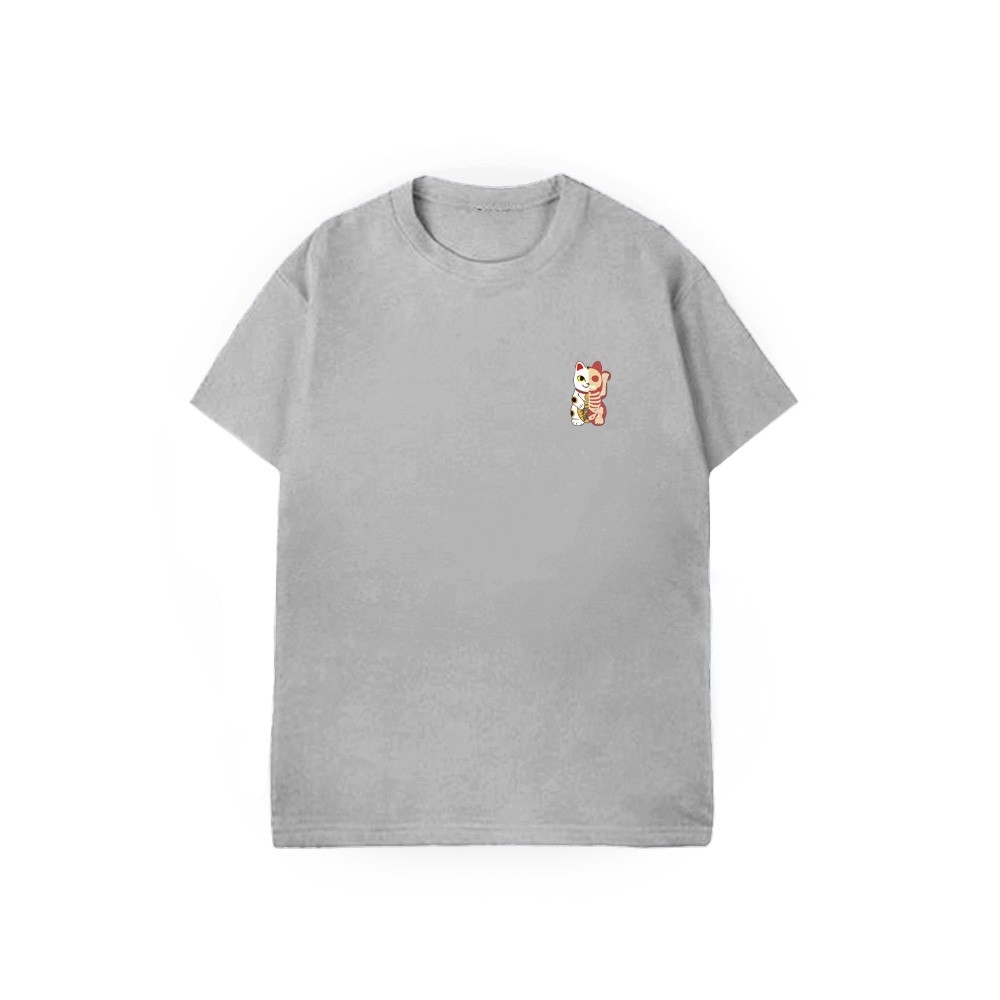 XCTRL 半剖招財貓短T-灰