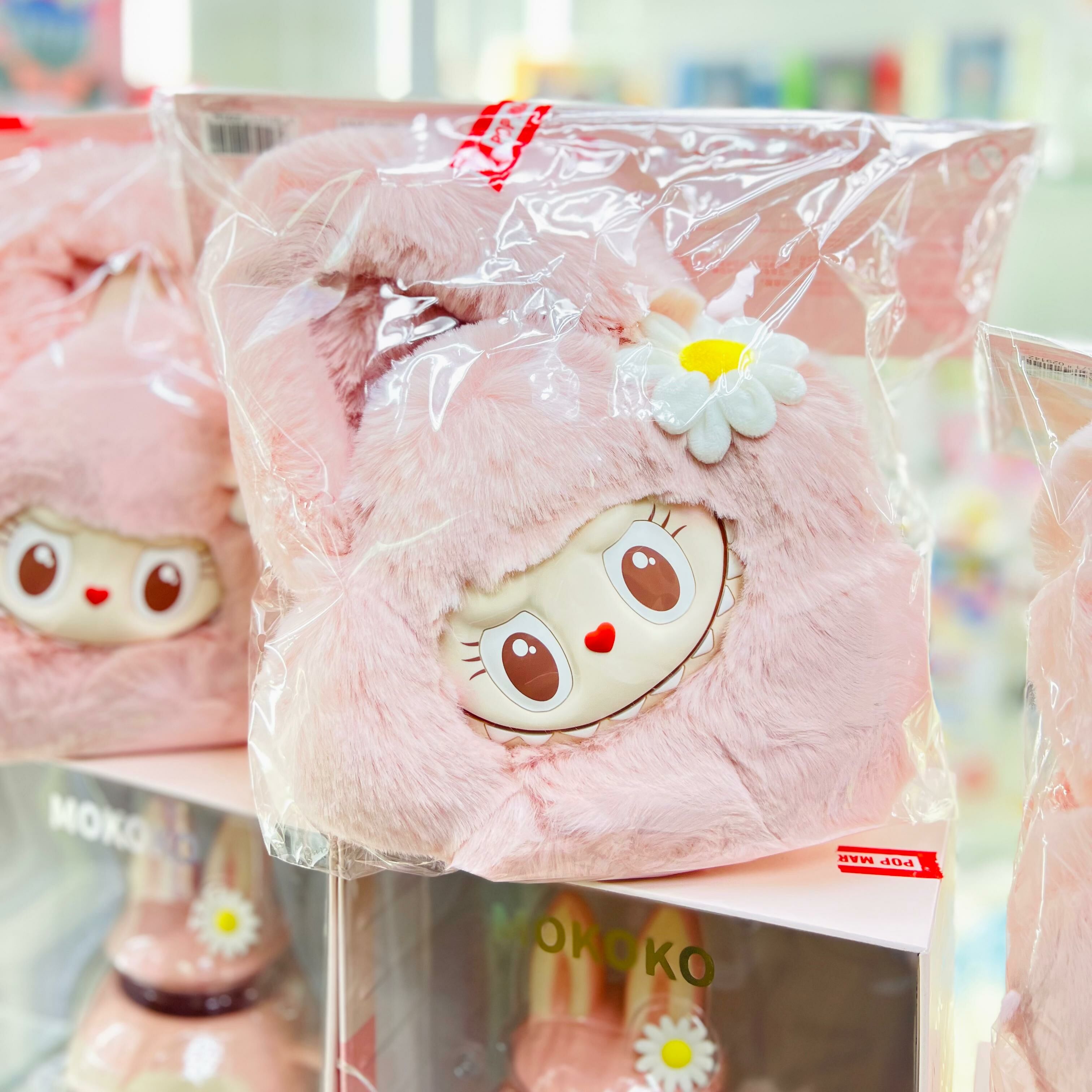 The Monsters Mokoko Classic Series-Plush Flower Bag PINK (POPLAND Exclusive)