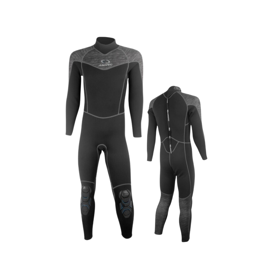 AROPEC 2.5mm 男款 黑麻花 連身防寒衣 長袖長褲防寒衣