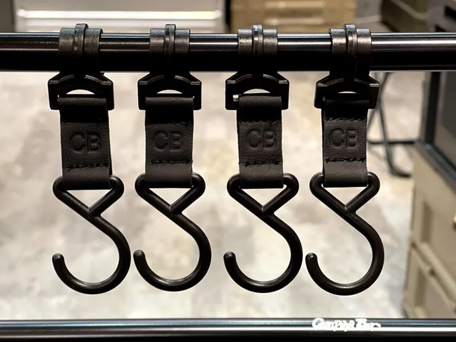 【Camping Bar】瀝水掛架用加購皮製掛鉤(4入一組)