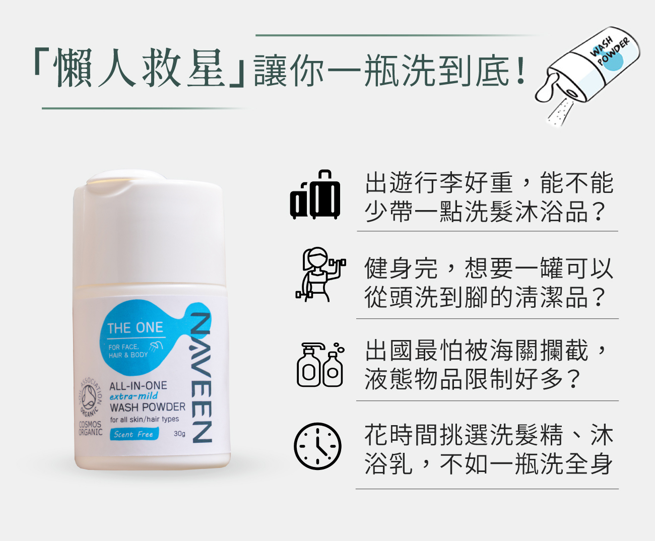 胺基酸洗沐潔顏粉