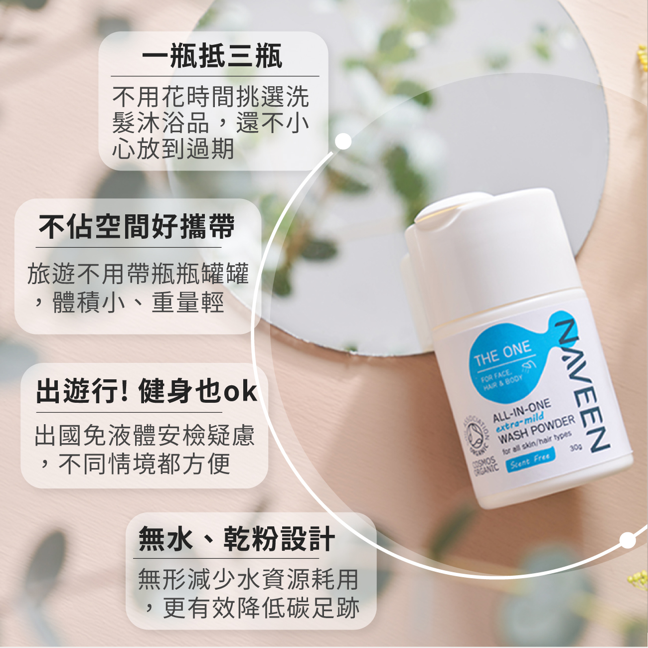 胺基酸洗沐潔顏粉
