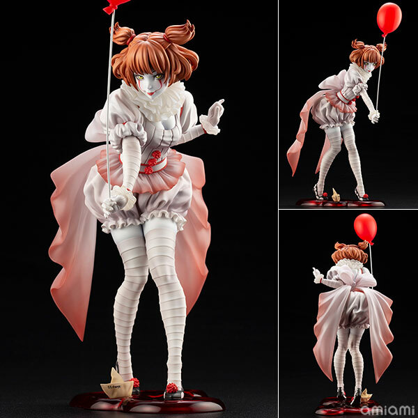 預訂7月   Kotobukiya HORROR美少女 IT 當你看到「它」時，就結束了   HORROR BISHOUJO IT Pennywise (2017) 1/7 Complete Figure Pre-order