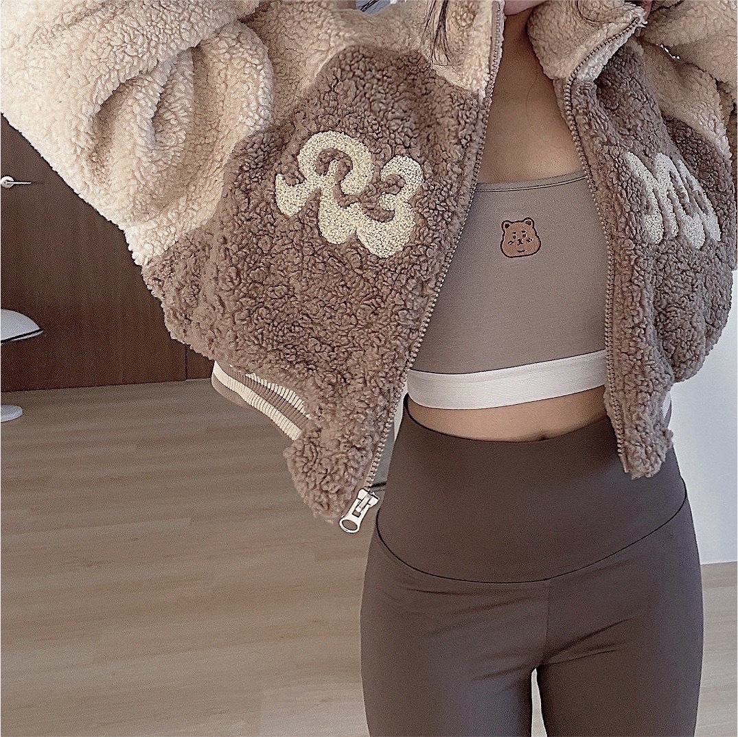 Jan【 1.15 PM21:00】𝙤𝙢𝙚𝙧-𝙢𝙖𝙙𝙚-訂製款-美式復古OMER撞色立領羊羔毛外套/售完不補