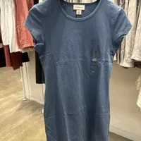 [S] CALVIN KLEIN ARCHIEVE LOGO BABY T-SHIRT DRESS,BLUE, SP40600214-40W1334422 (SCK677)