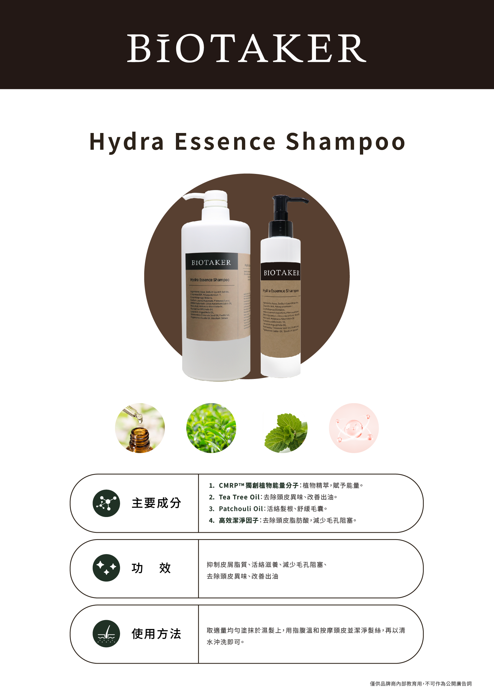 獨創植物能量分子 抑制皮屑脂質