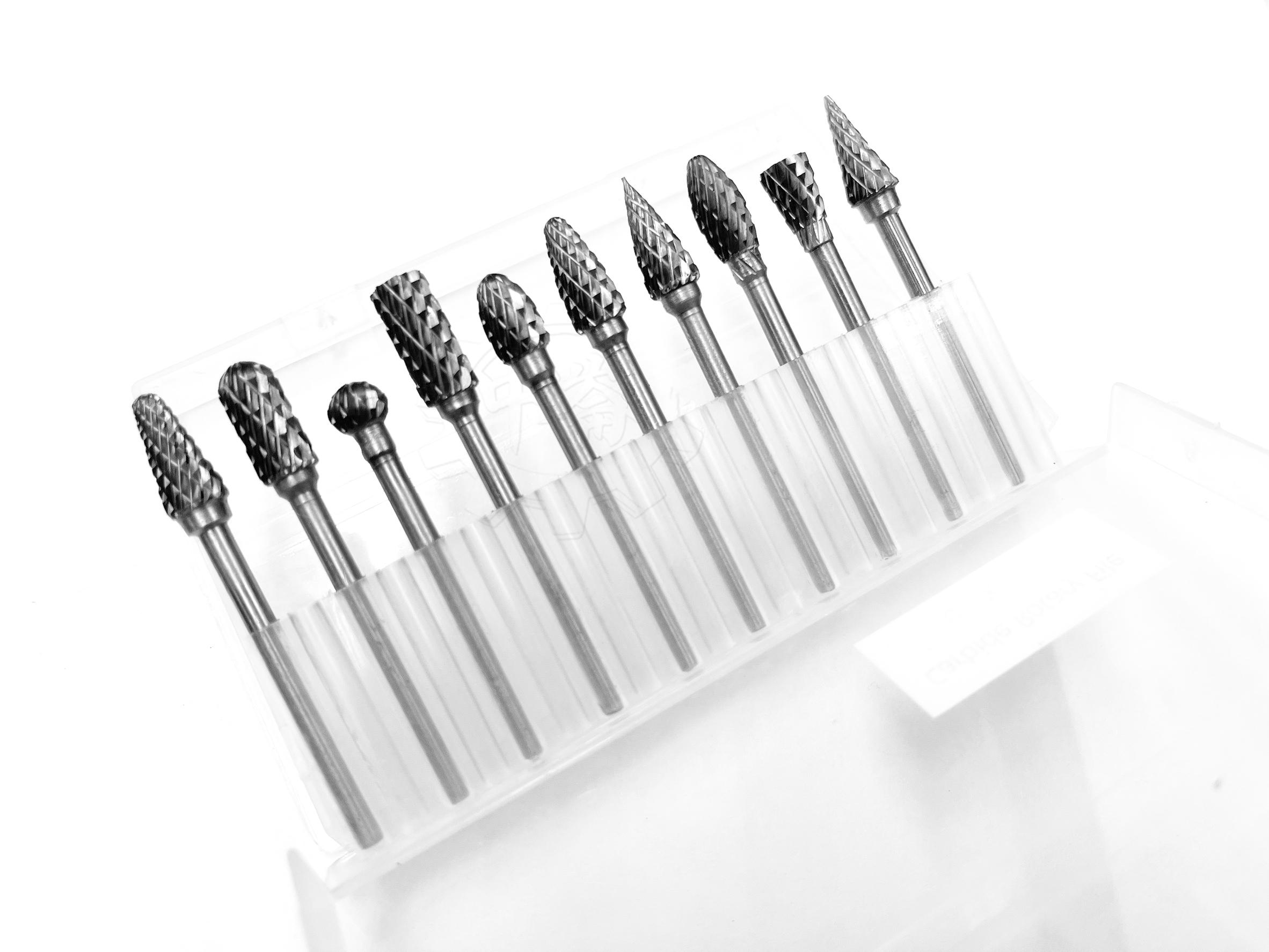 ＊中崙五金【附發票】蟹王工具 CRAB KING 帶柄鎢鋼磨棒 10支入 柄徑2.35MM TW-1266