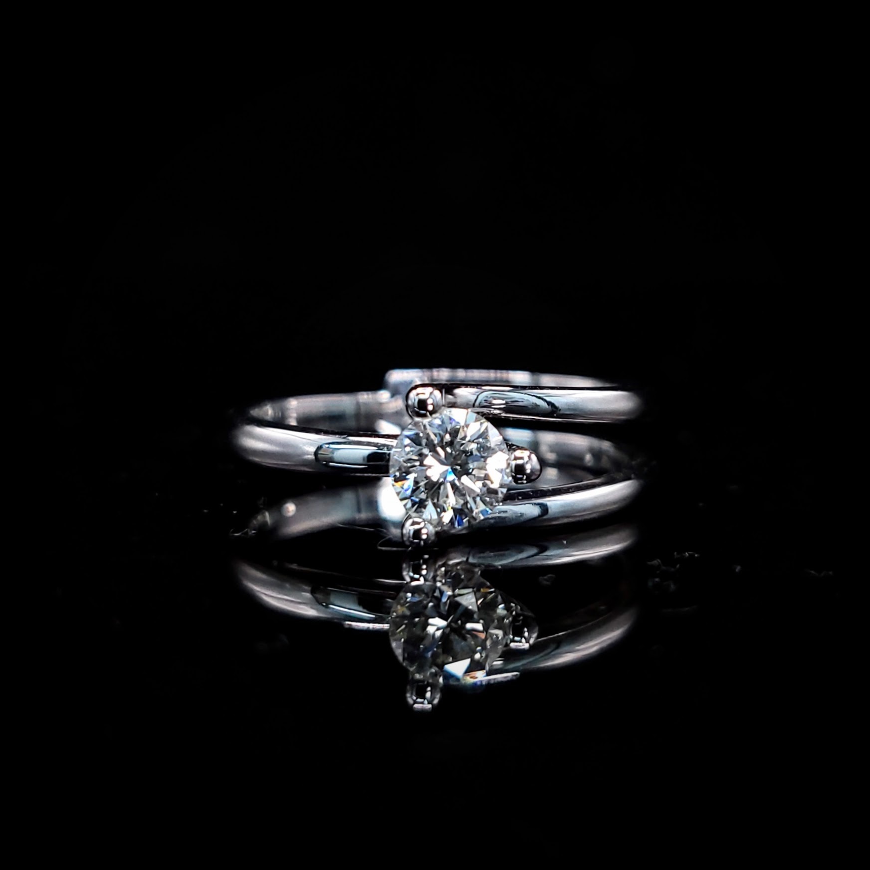 18K White Gold 0.35ct Diamond Ring