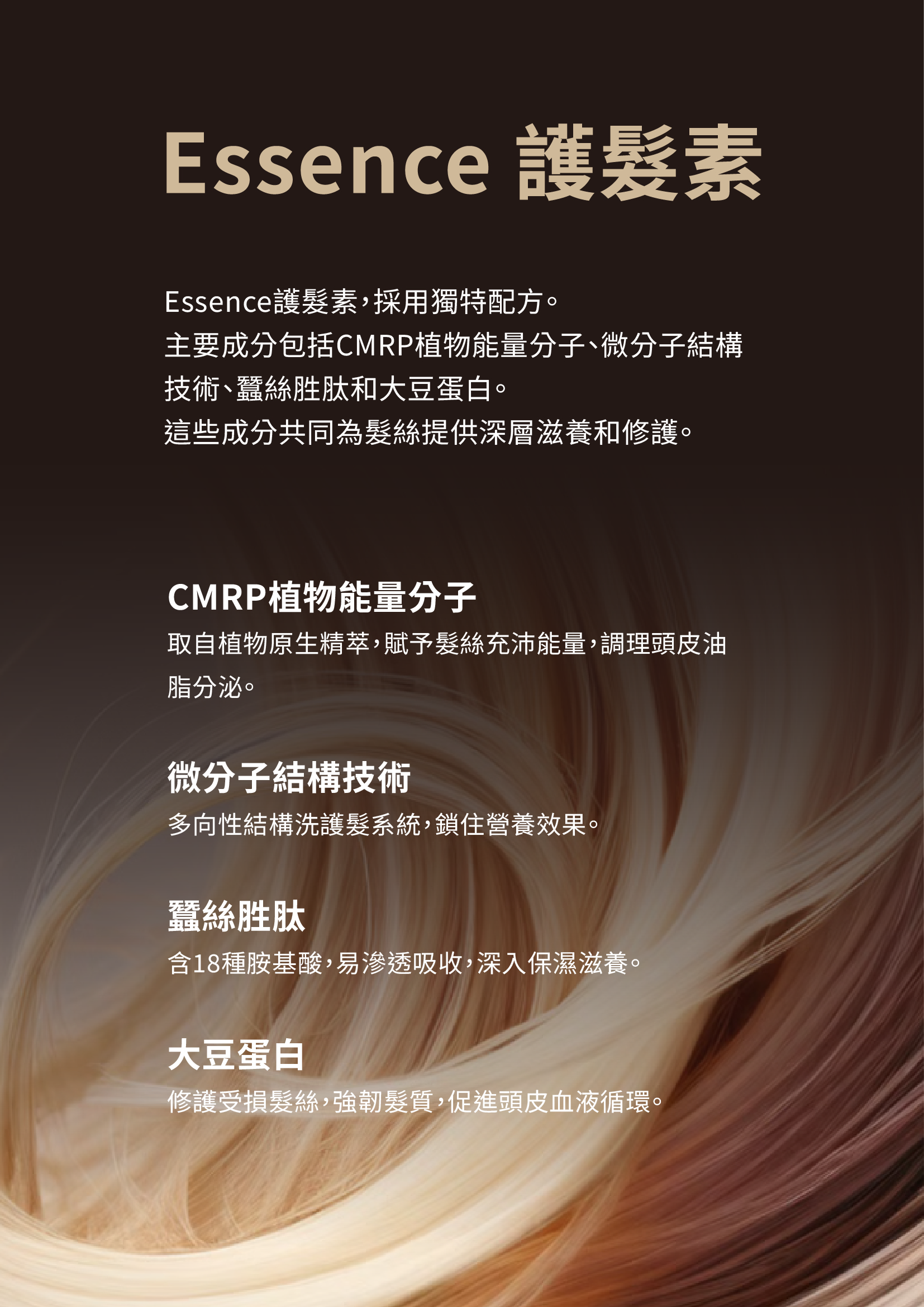 微分子結構技術 護髮素