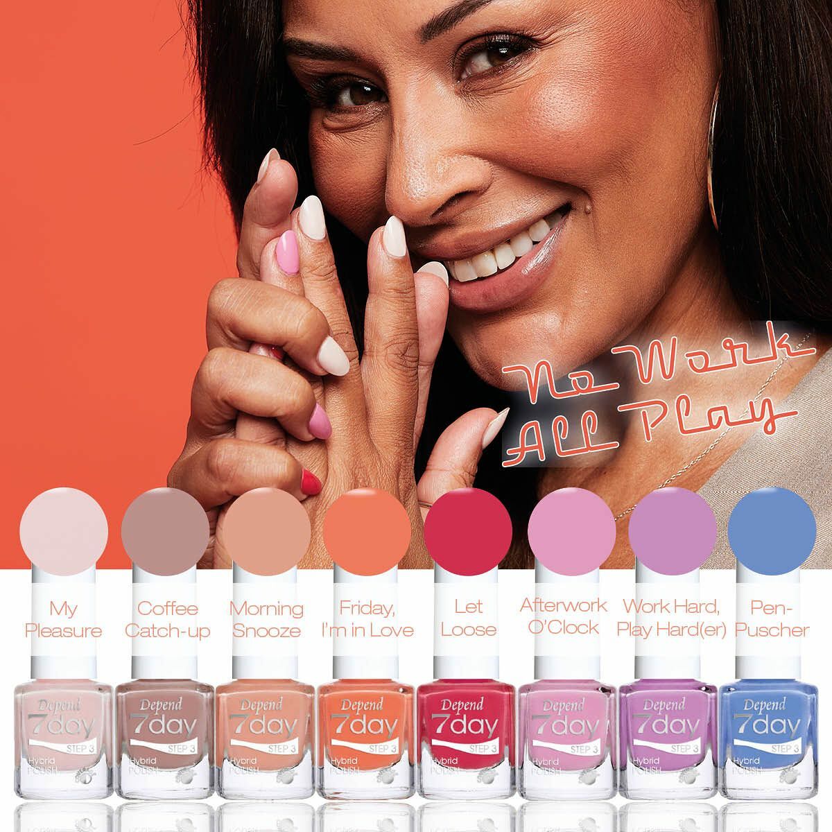 7day 仿GEL甲快乾甲油 7327 MILKY WHITE (半透明)