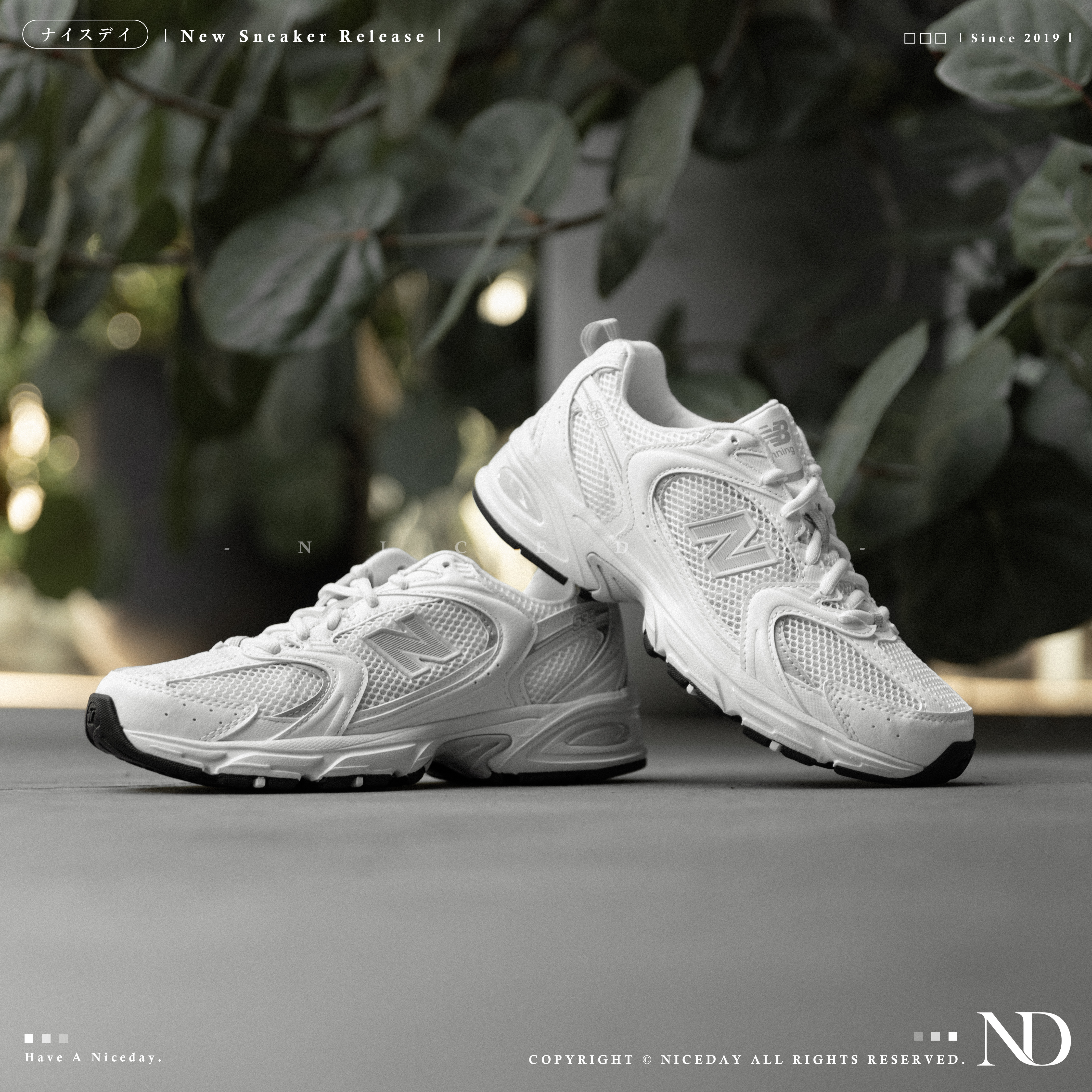 NICEDAY 現貨 New Balance 530 白 淡紫 男女尺寸 U530CSE